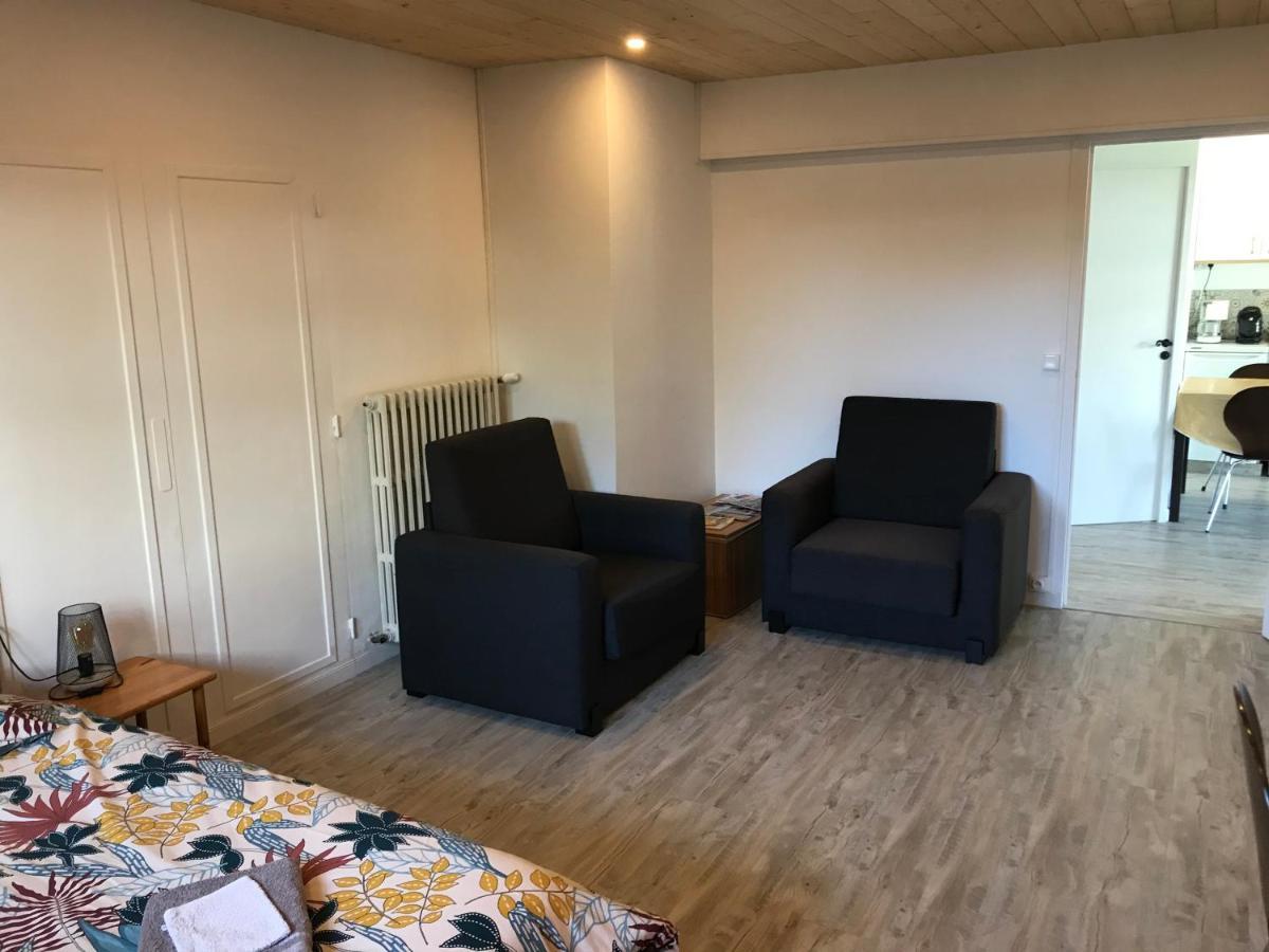 T2 rdc calme, idéalement placé, parking&jardin Issoire Exterior foto