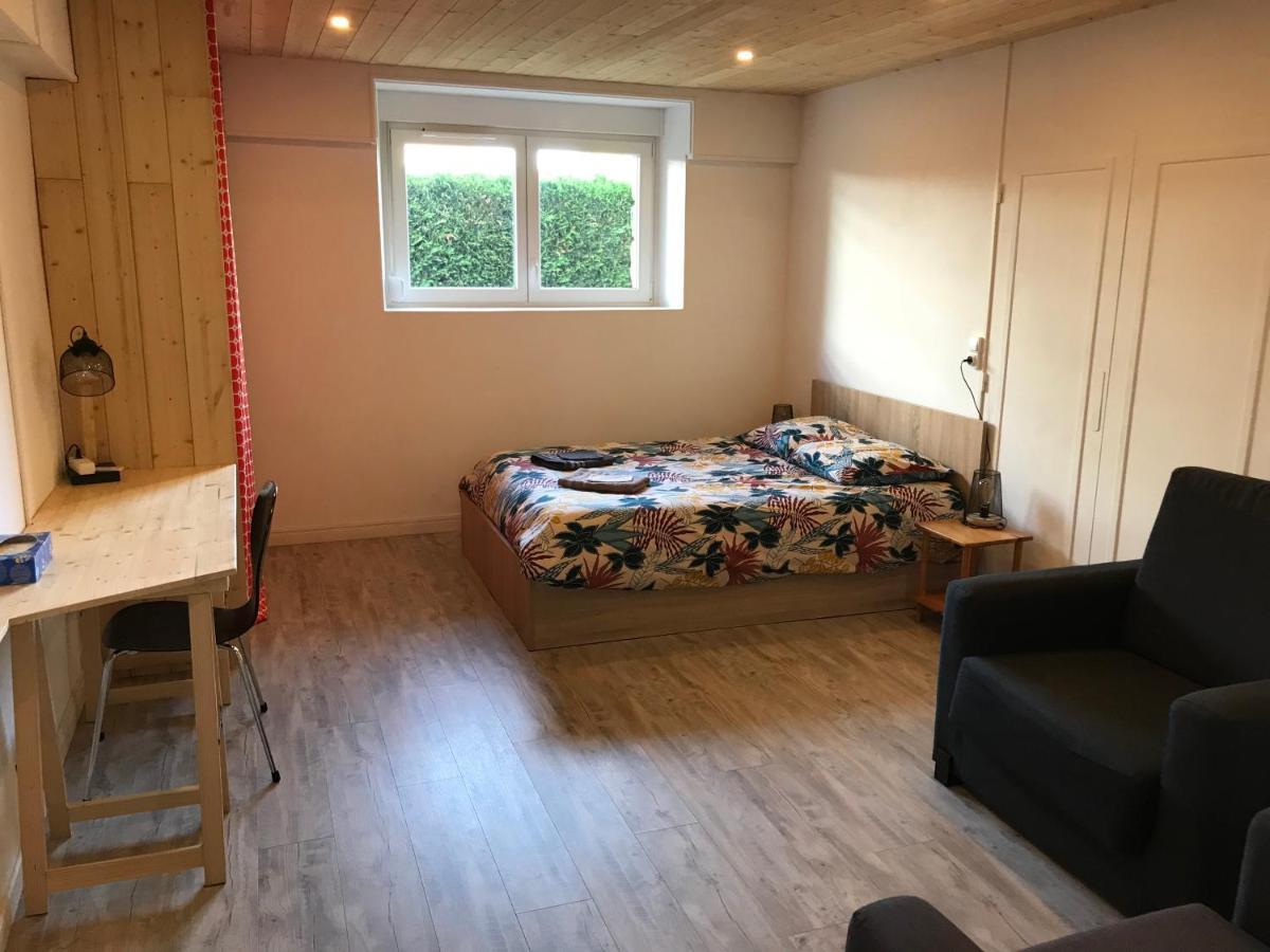 T2 rdc calme, idéalement placé, parking&jardin Issoire Exterior foto